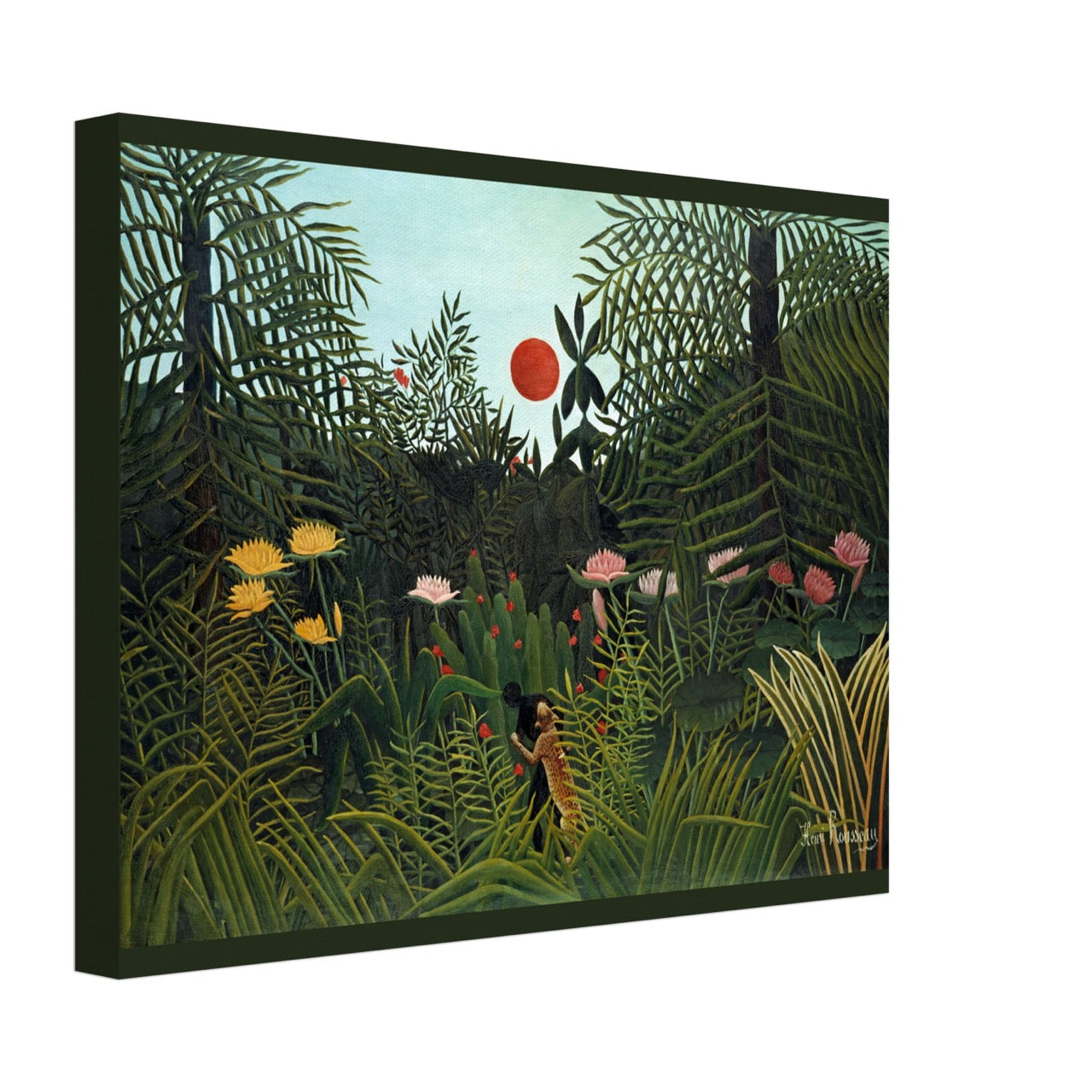 Virgin Forest with Sunset (1910) | Henri Rousseau Rediscovered