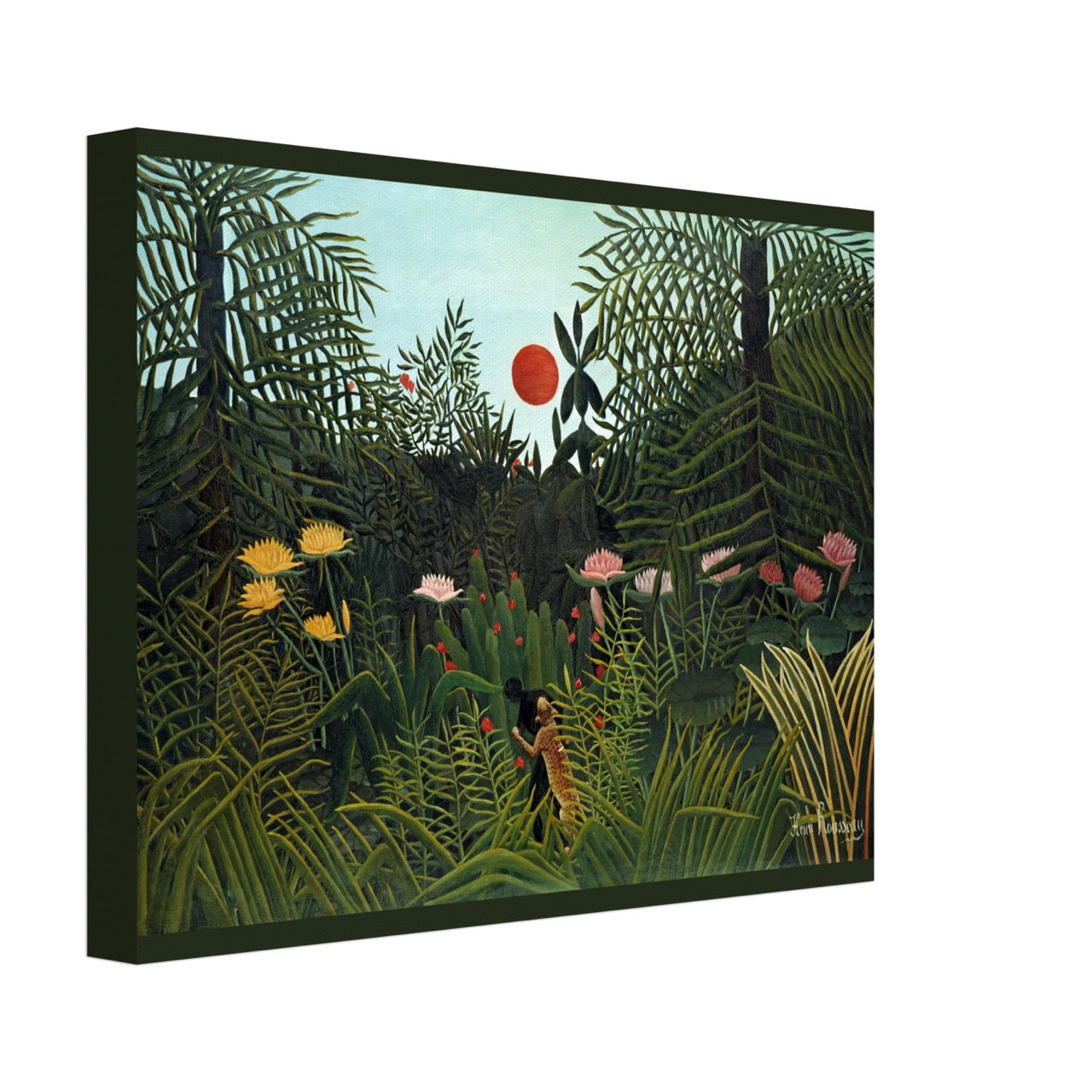 Virgin Forest with Sunset (1910) | Henri Rousseau Rediscovered