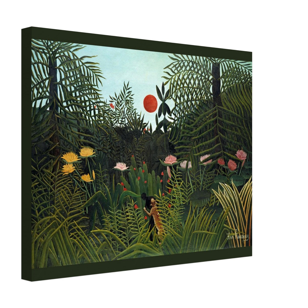 Virgin Forest with Sunset (1910) | Henri Rousseau Rediscovered