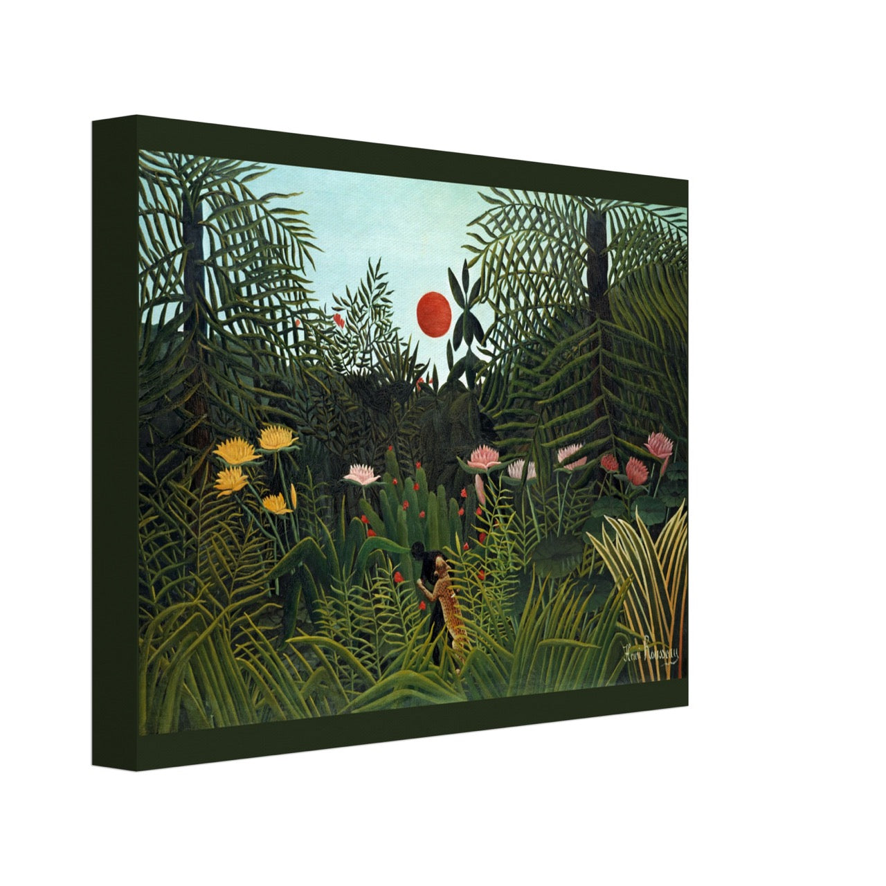 Virgin Forest with Sunset (1910) | Henri Rousseau Rediscovered