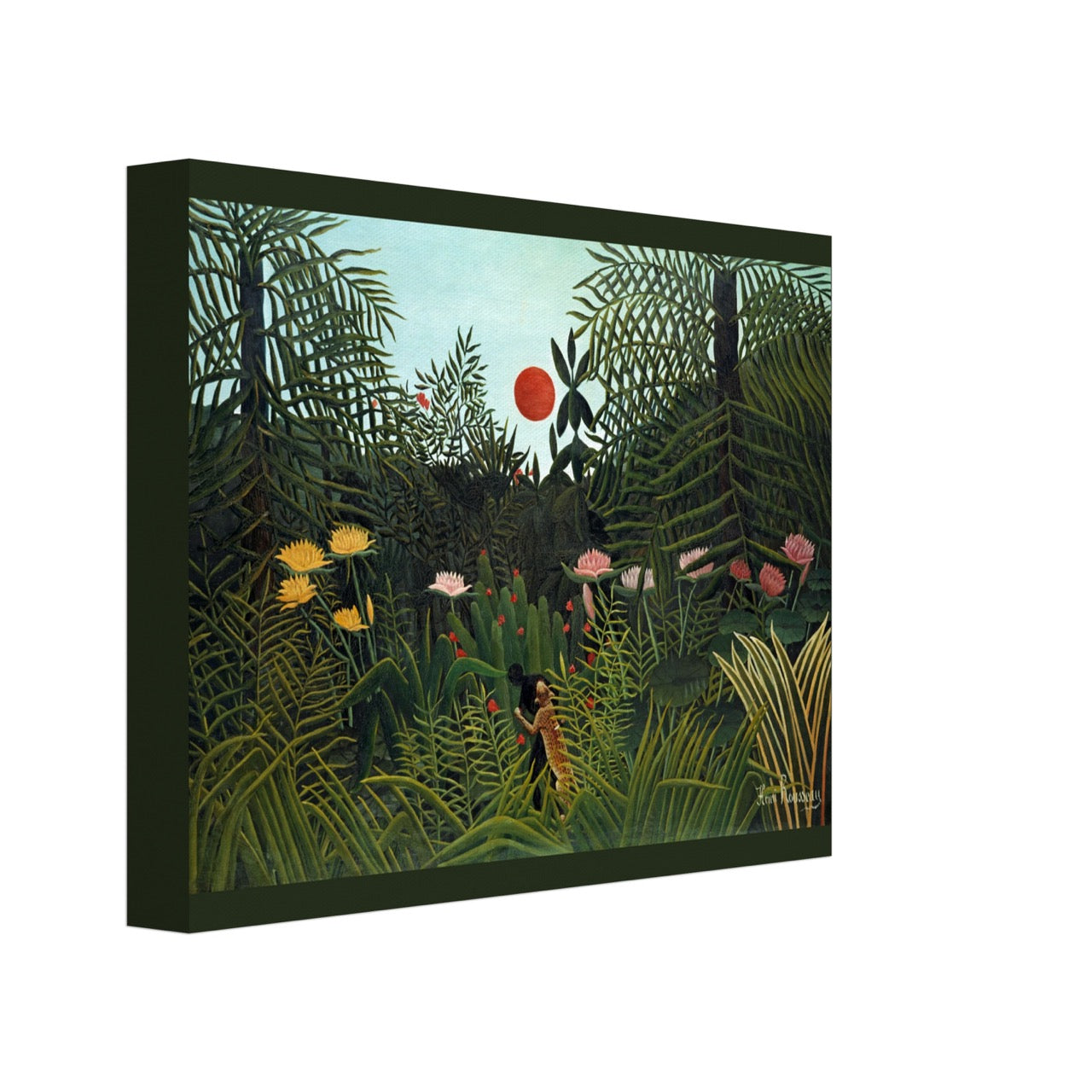 Virgin Forest with Sunset (1910) | Henri Rousseau Rediscovered